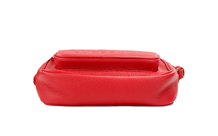 Burberry Branded Bright Grainy Camera Crossbody Women Bag Leather Red Small Crossbody Bag