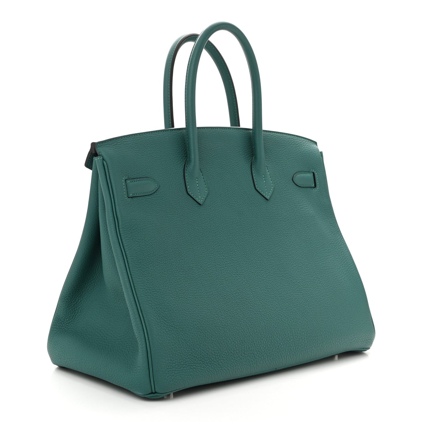 Hermes Togo Birkin Malachite Handbag Travel Bag