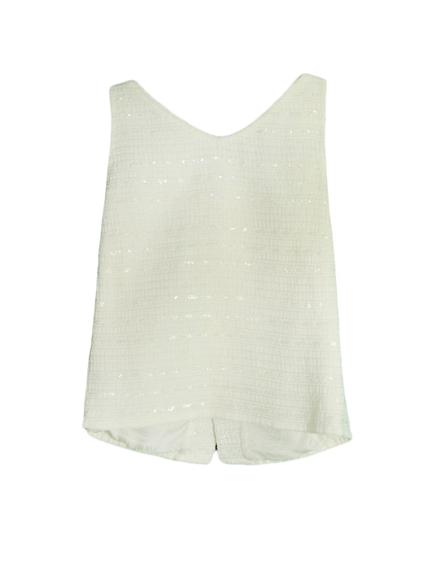 Chanel Cream Boucle Jacket and Shell sz 40