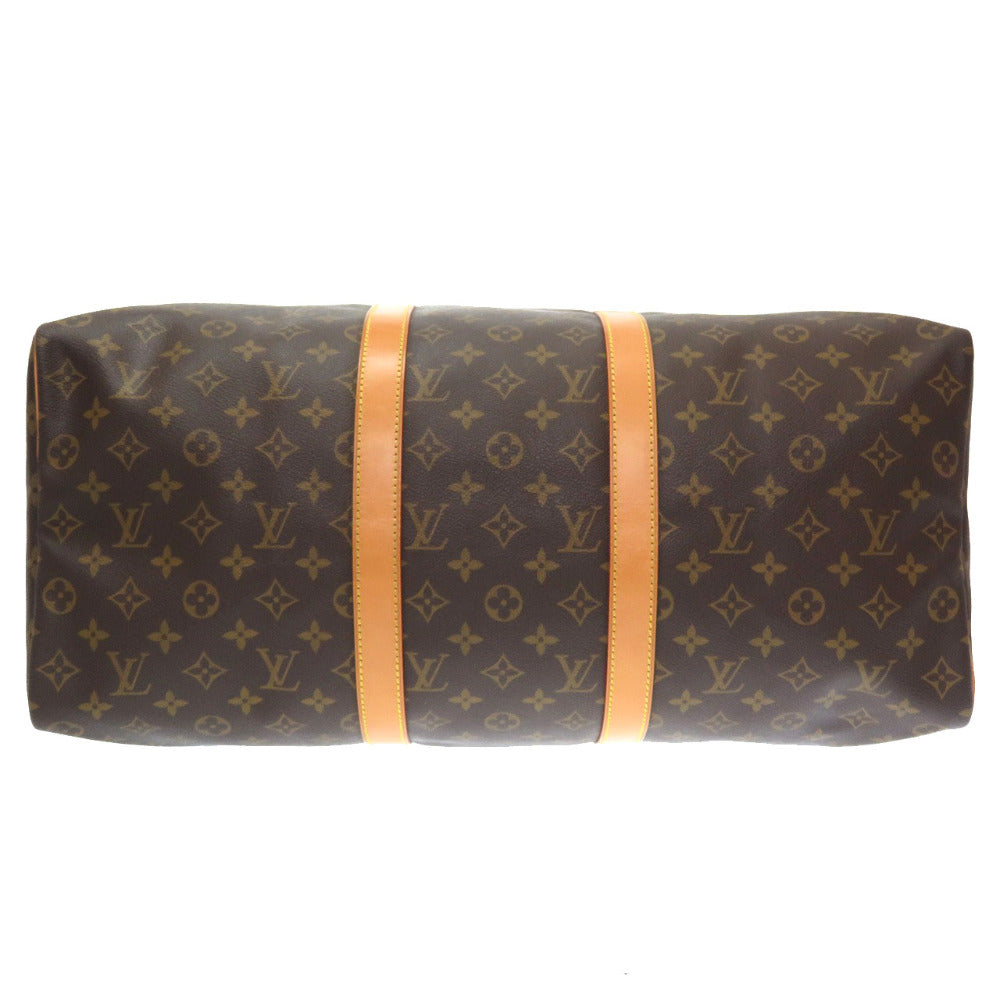 Louis Vuitton Boston Duffel M41426 Keepall 50 Monogram Canvas Brown Travel Bag 4G0083Gig5