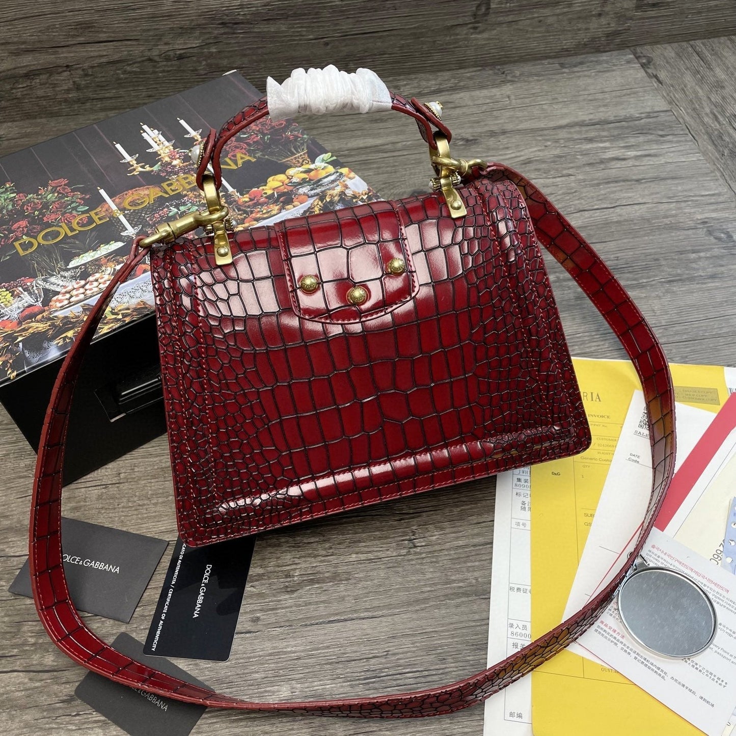 Print Girls Bagã Burgundy Travel Bag