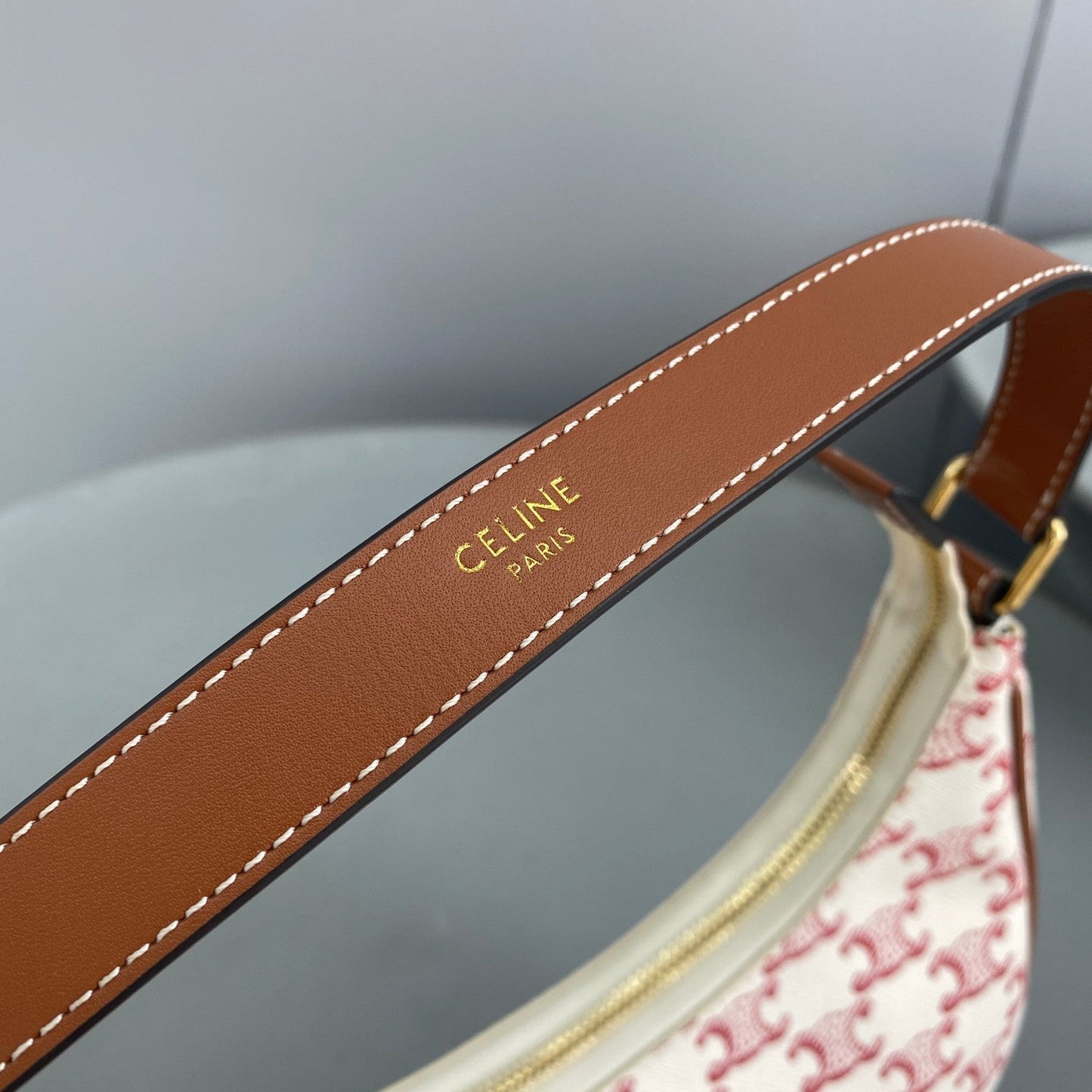 Top Quality Ava Bag In Triomphe For Canvas White Travel Bag 9In235Cm 9349
