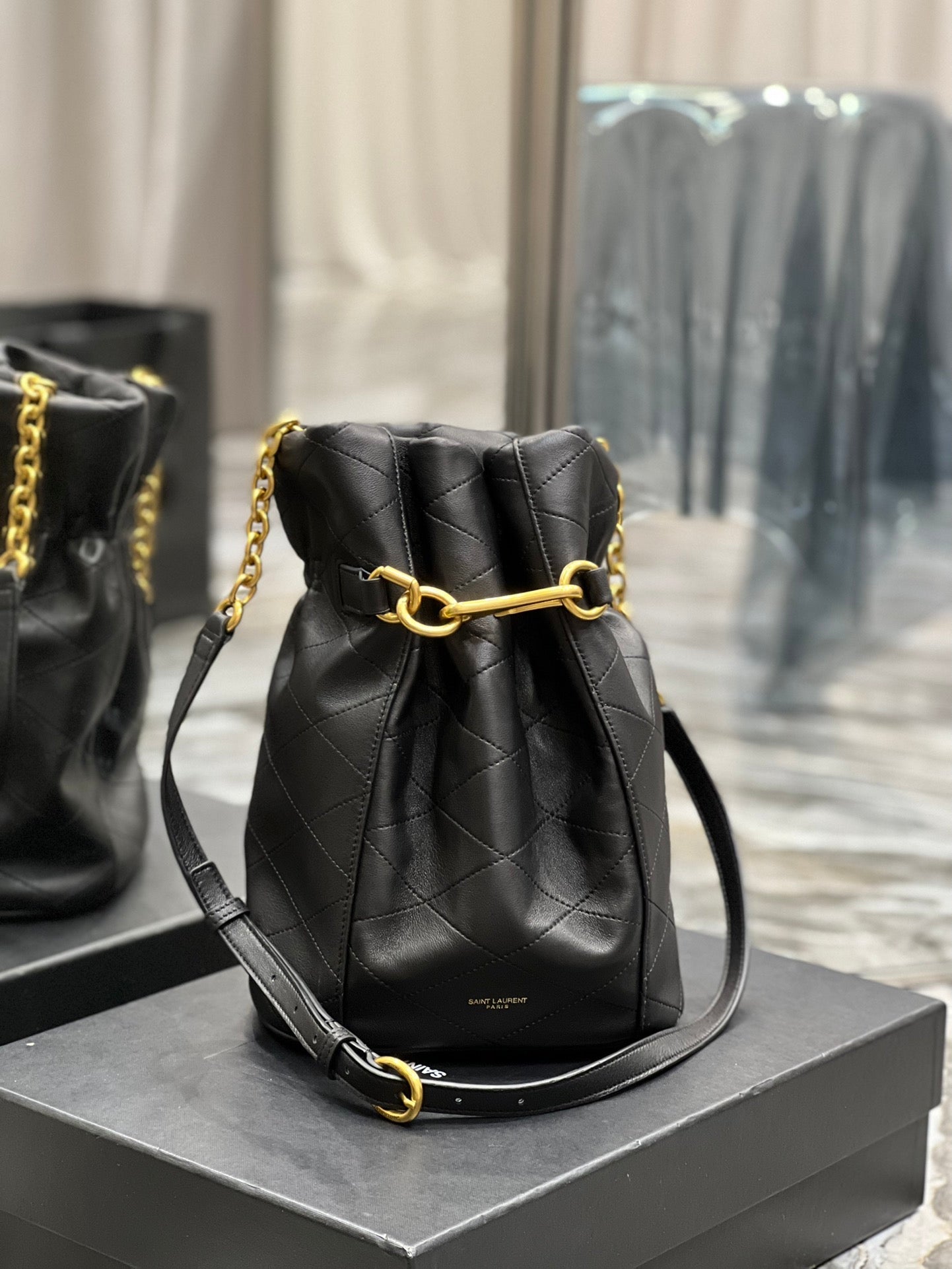 YSL Saint Laurent YSL Top Quality Le Maillon Bag For Black Bucket Bucket Bag
