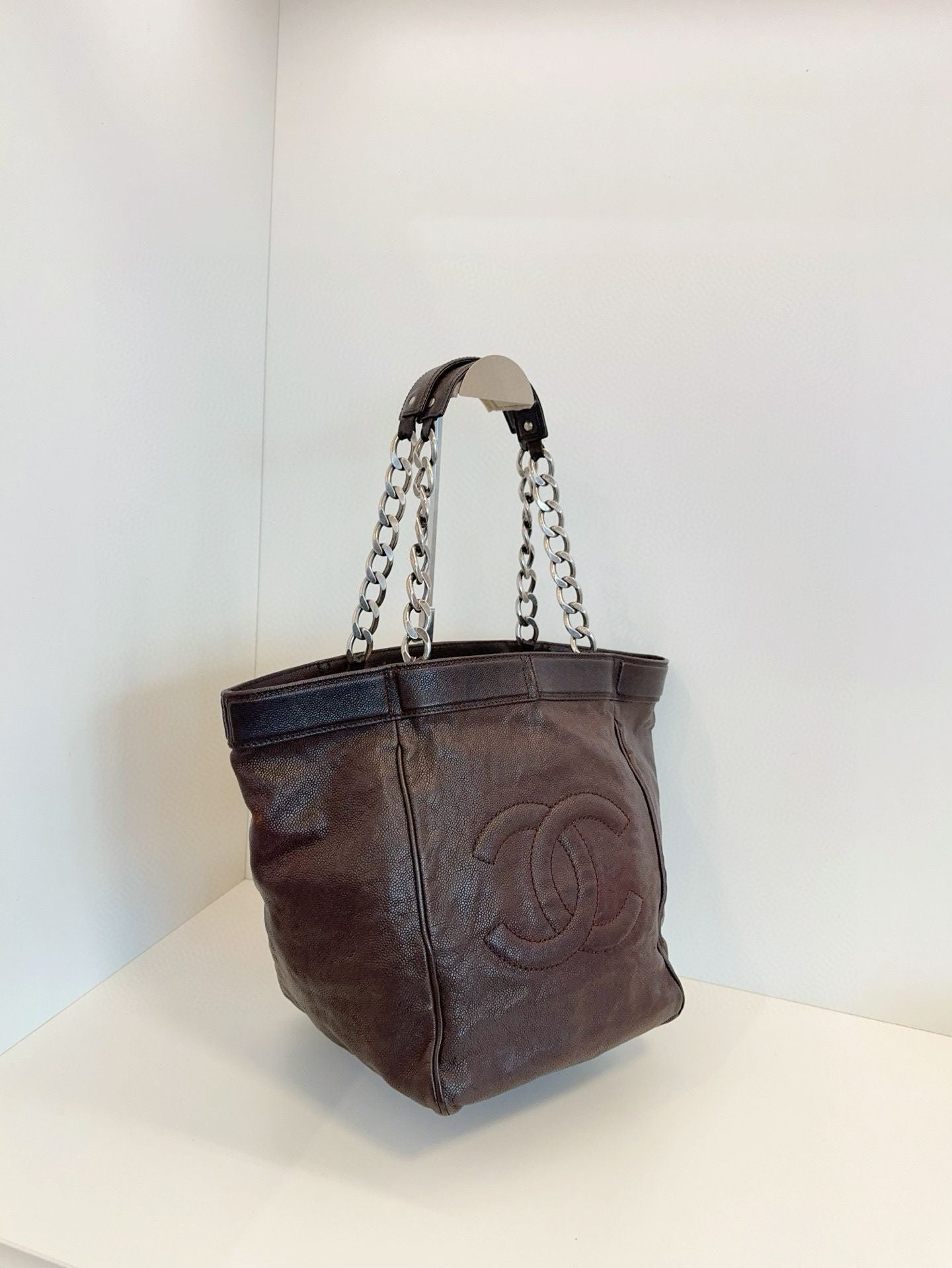 Chanel tote bag coffee color * cm