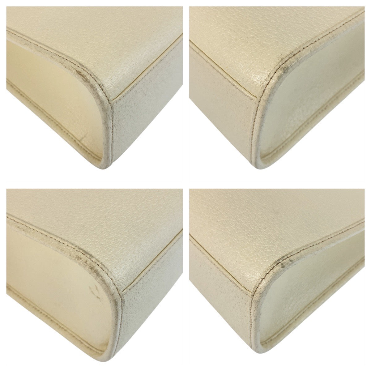 Gucci 002 Ivory SilverMetal Jackie Leather White Tote Bag