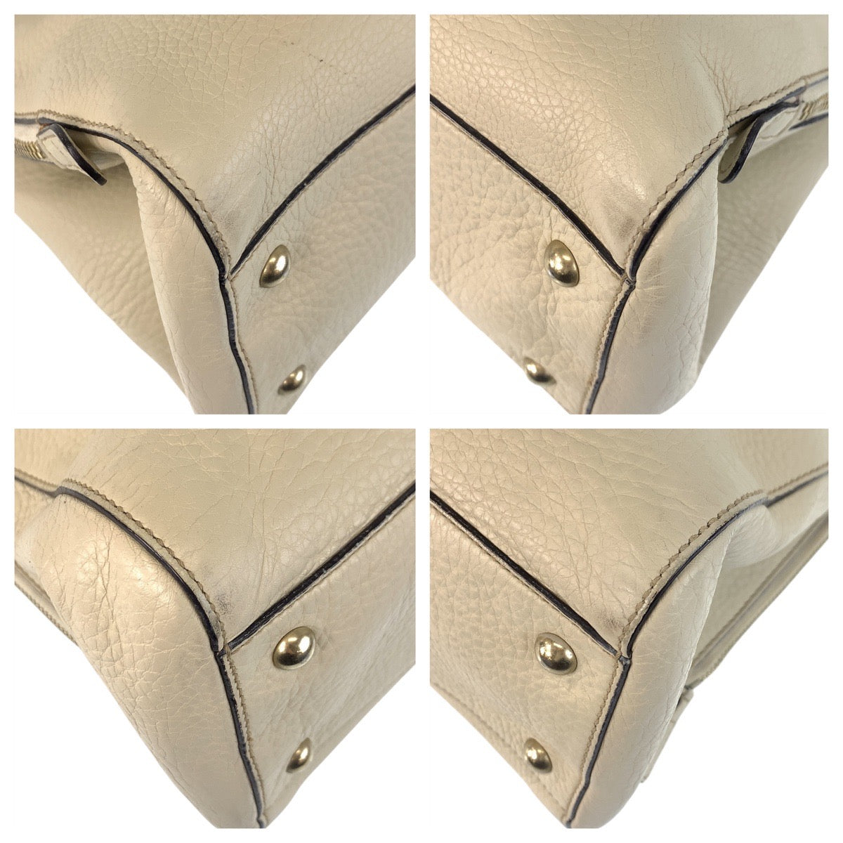 Gucci Interlocking Handbag Leather Travel Bag
