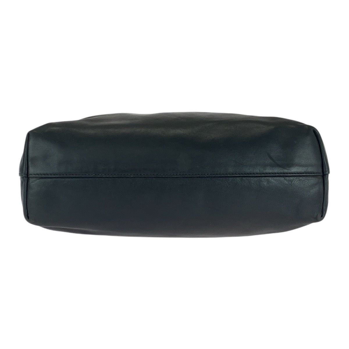 Tote Bag Goldmetal Leather Black