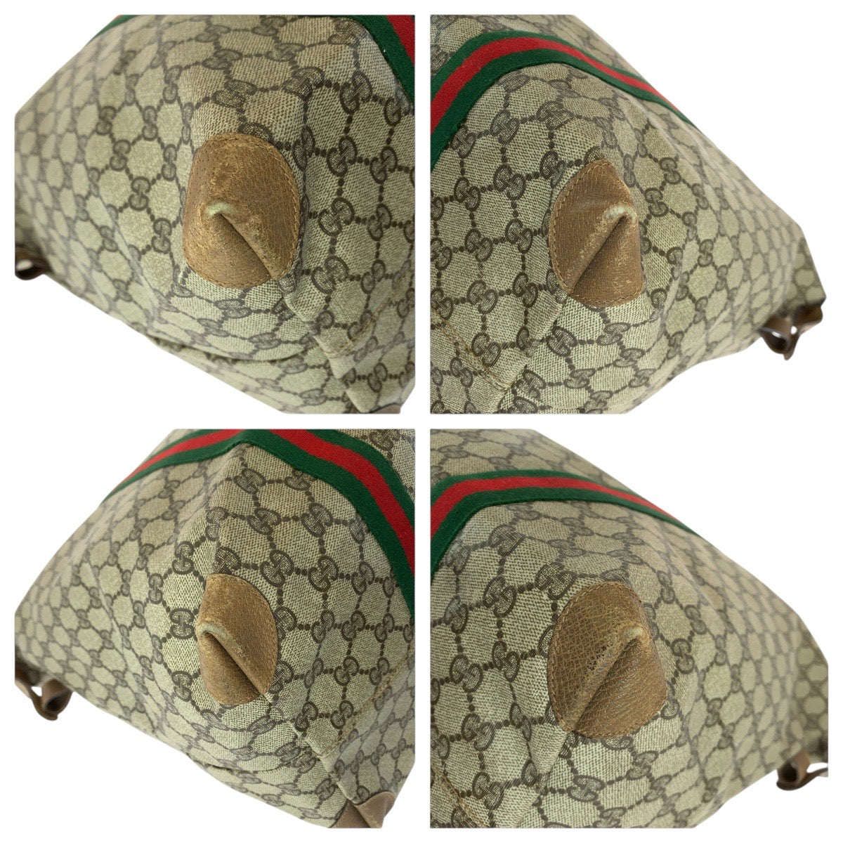 Gucci Boston Duffel 89 19 012 Canvas Brown Handbag