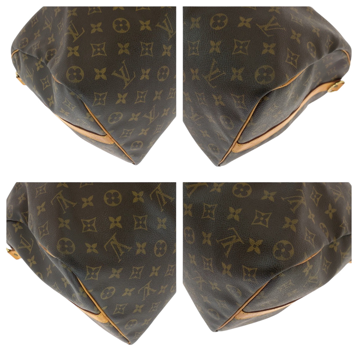 Louis Vuitton M41416 PVC Keepall 50 bandouliere Monogram Brown Gold Shoulder Bag