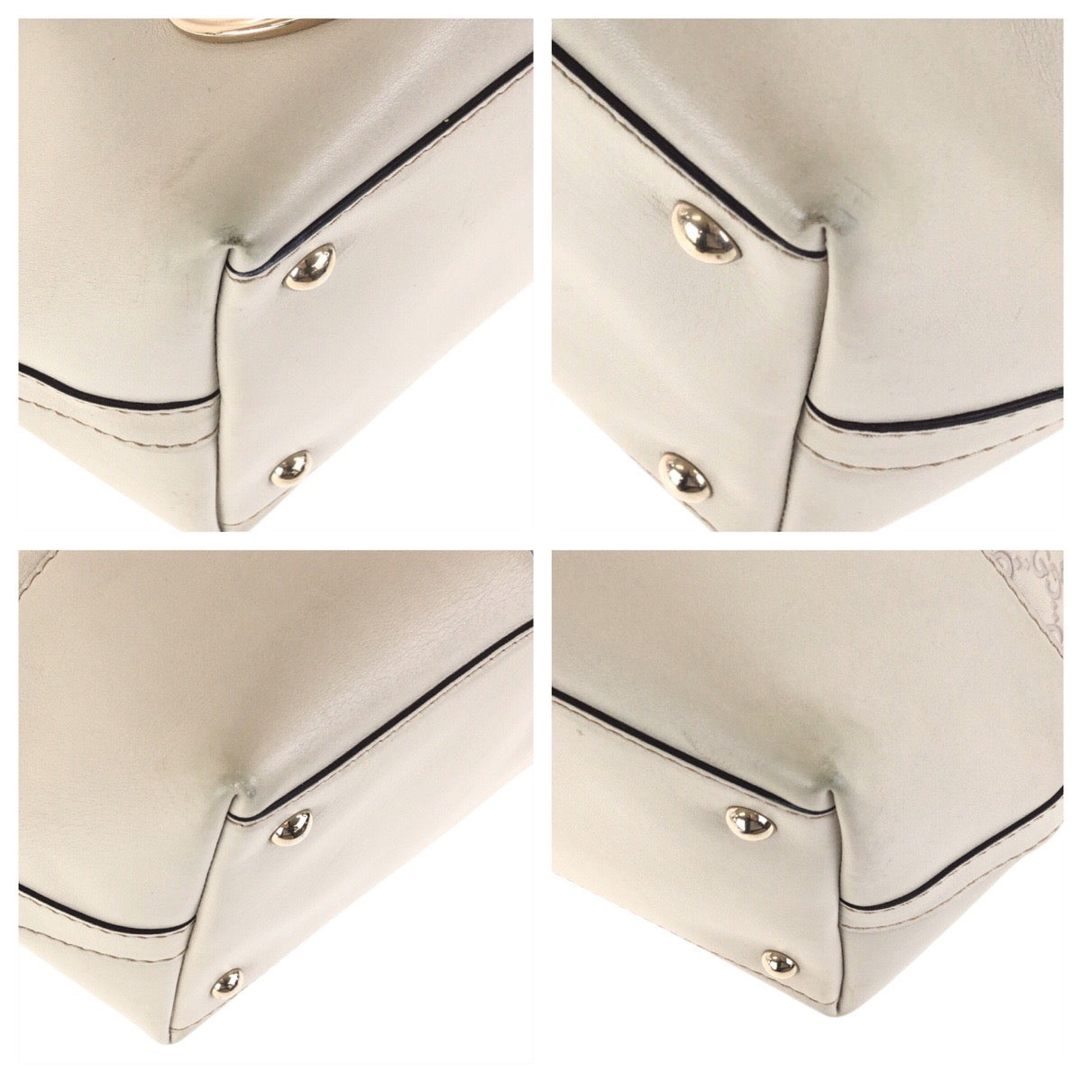 Gucci sima 2Way Bag Leather Travel Bag