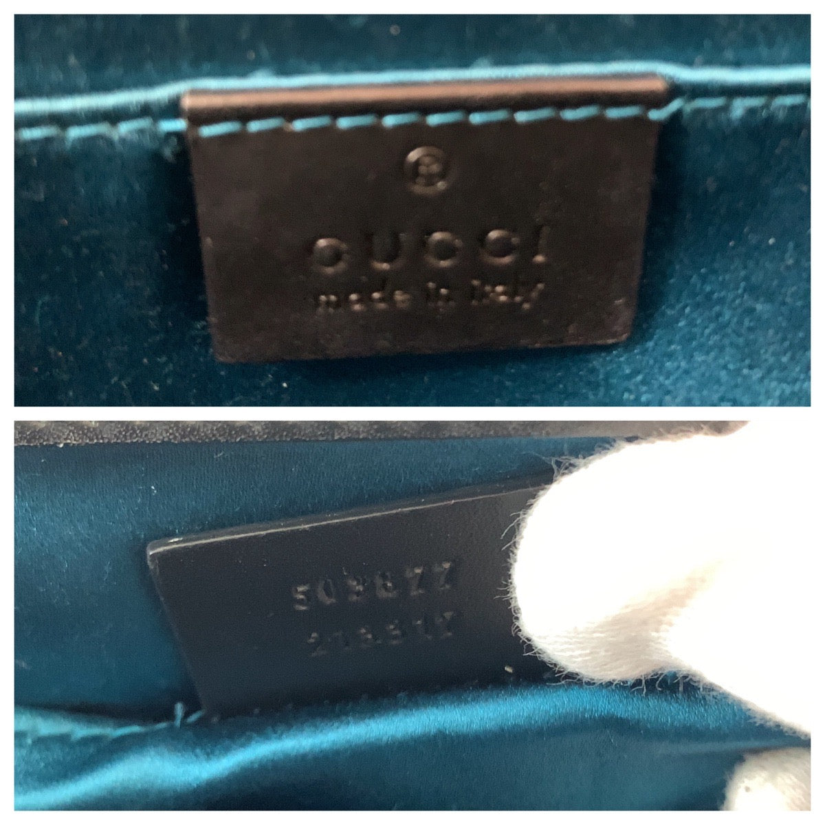 Gucci Sylvie Shoulder Bag Suede Chain