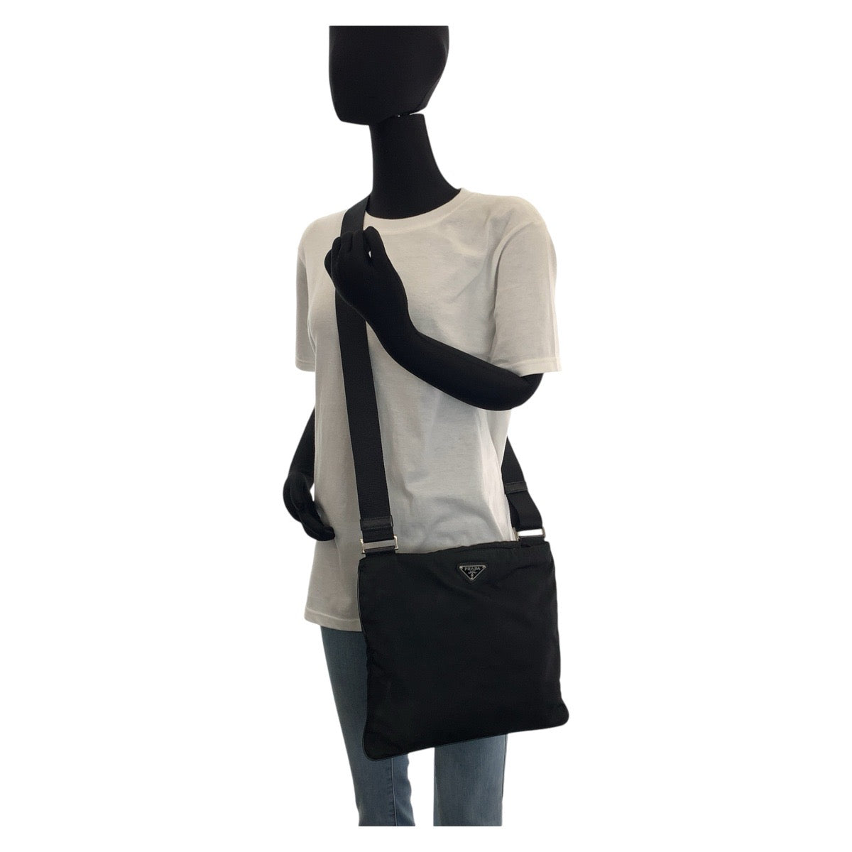 Shoulder Bag Silvermetal Shoulder Bag Messenger Bag Leather Nylon