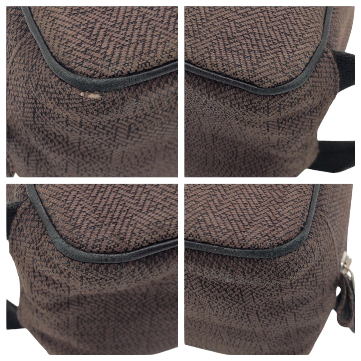 Pouch Cotton Metal Pouch Globetrotter Mm Mens Brown Silver Travel Bag