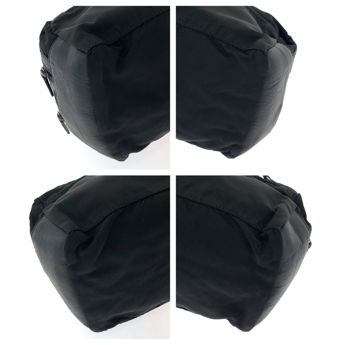 Pouch Pouch Clutch Bag Test Triangle With Nylon Black