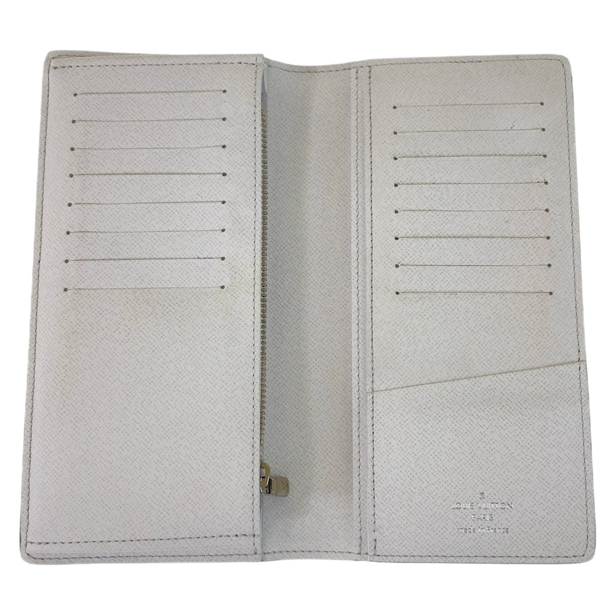 Louis Vuitton Long Purse M30298 PVC Antarctica White Wallet Case
