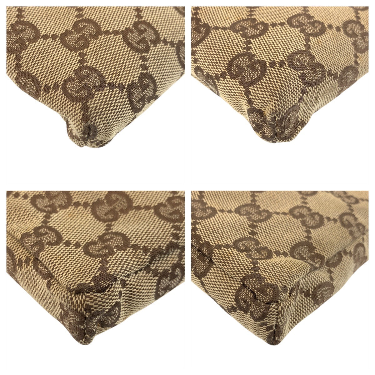 Gucci Sling GG Canvas Brown Beige Handbag