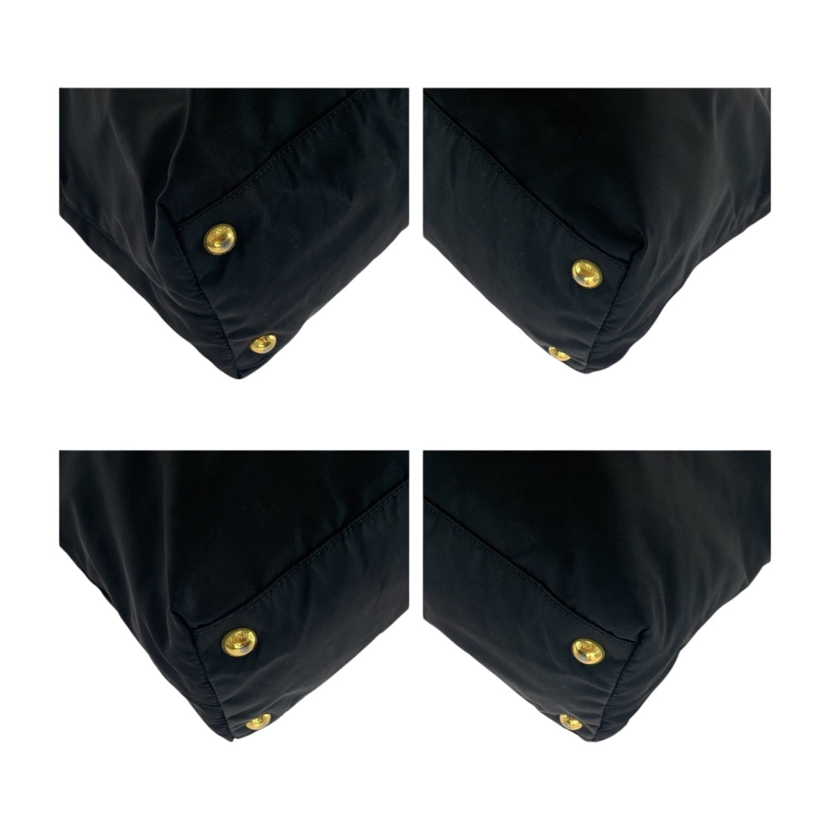 Tote Bag Test Triangle With Nylon Black With Logo