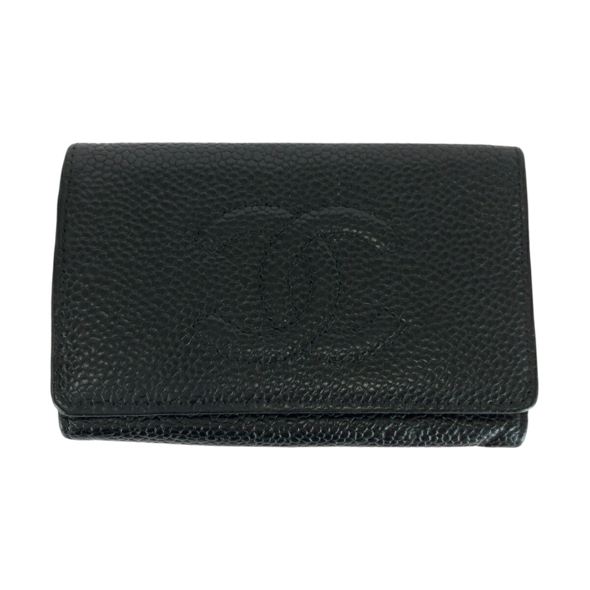 Chanel Coco Mark Leather Key Case Wallet