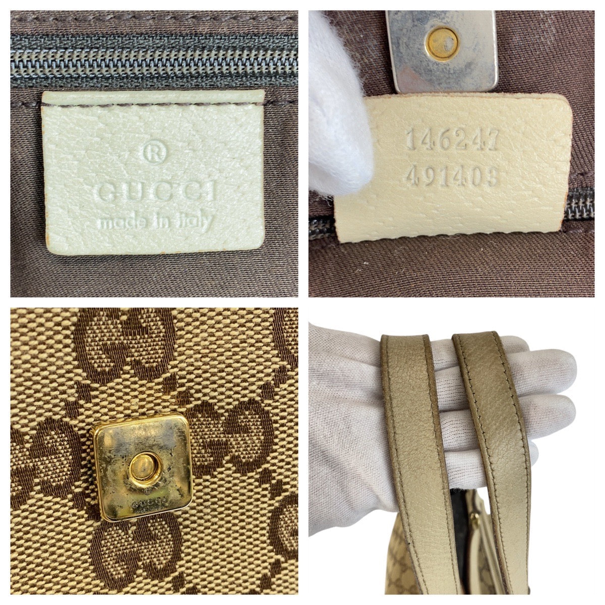Gucci Abbey 2Way Bag Canvas Travel Bag Bag 5