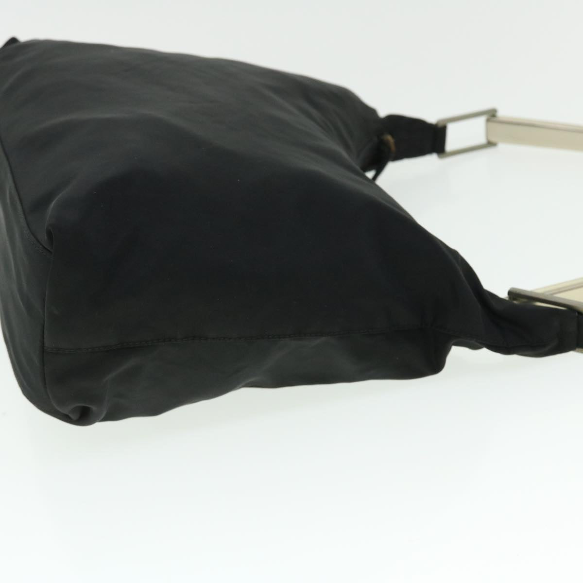 Prada Shoulder Bag Auth Nylon Black Black Auth 51650