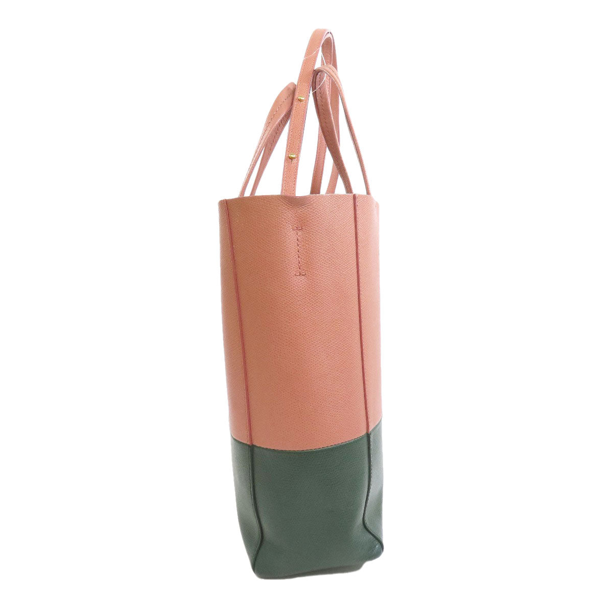 Tote Bag Vertical Cabas Way Leather Pink