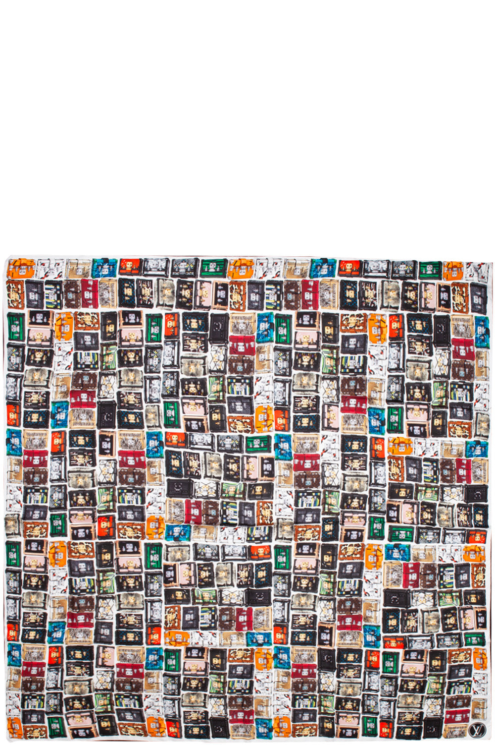 Louis Vuitton Scarf Tribute to Petite Malle Silk Multicolor