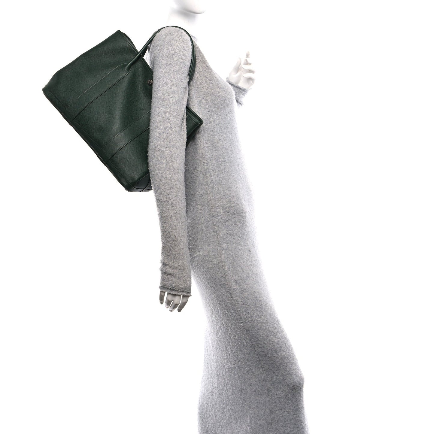 Hermes Epsom Garden Party Vert Anglais Handbag Travel Bag