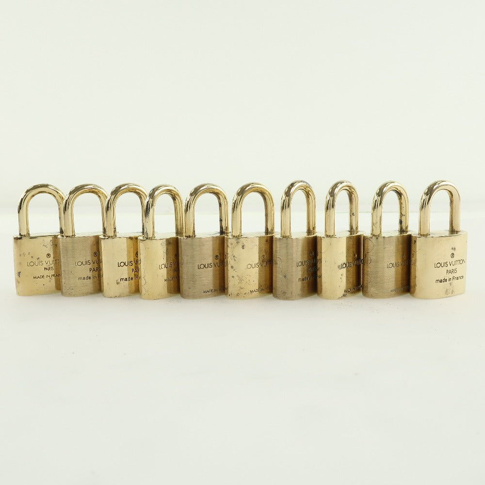Louis Vuitton Cadena brass 10 pieces set Gold Handbag