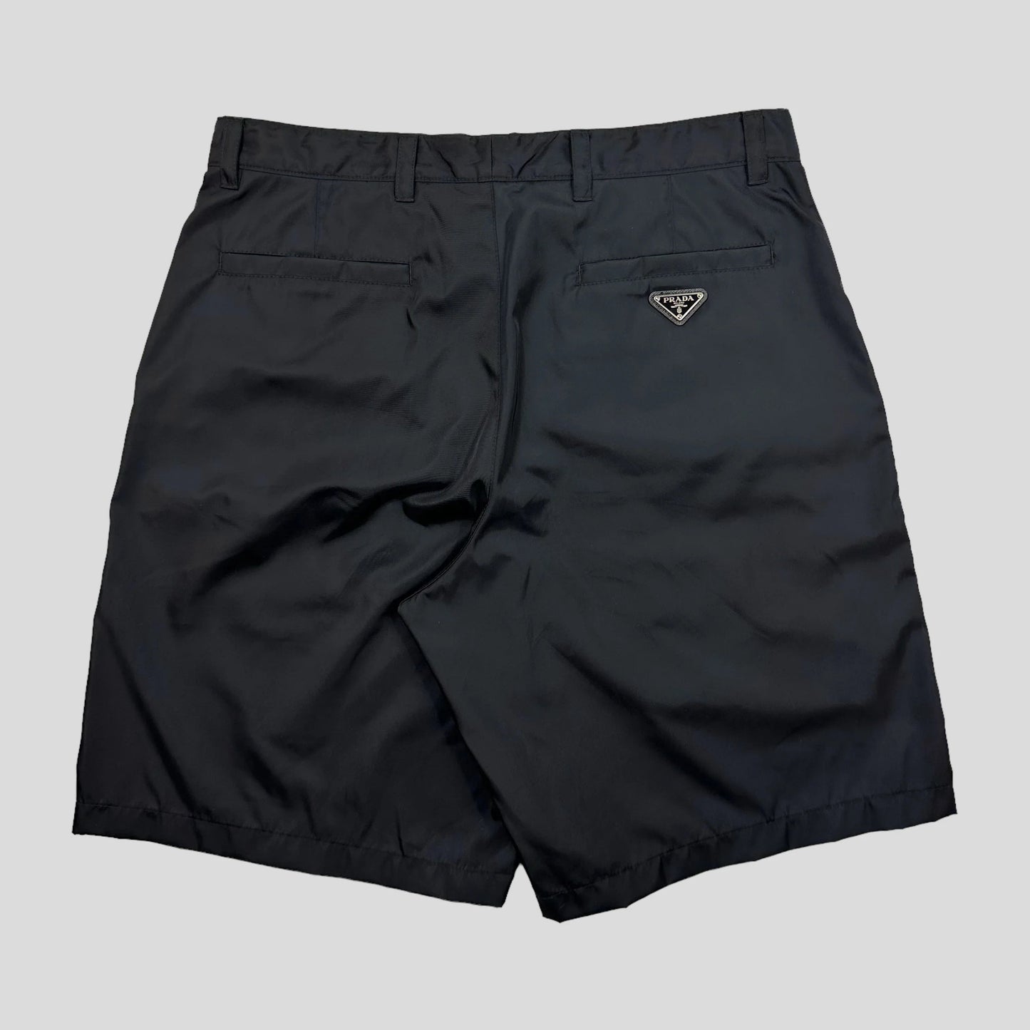 Prada Handbag Milano Re- Baggy Bermuda Shorts Nylon