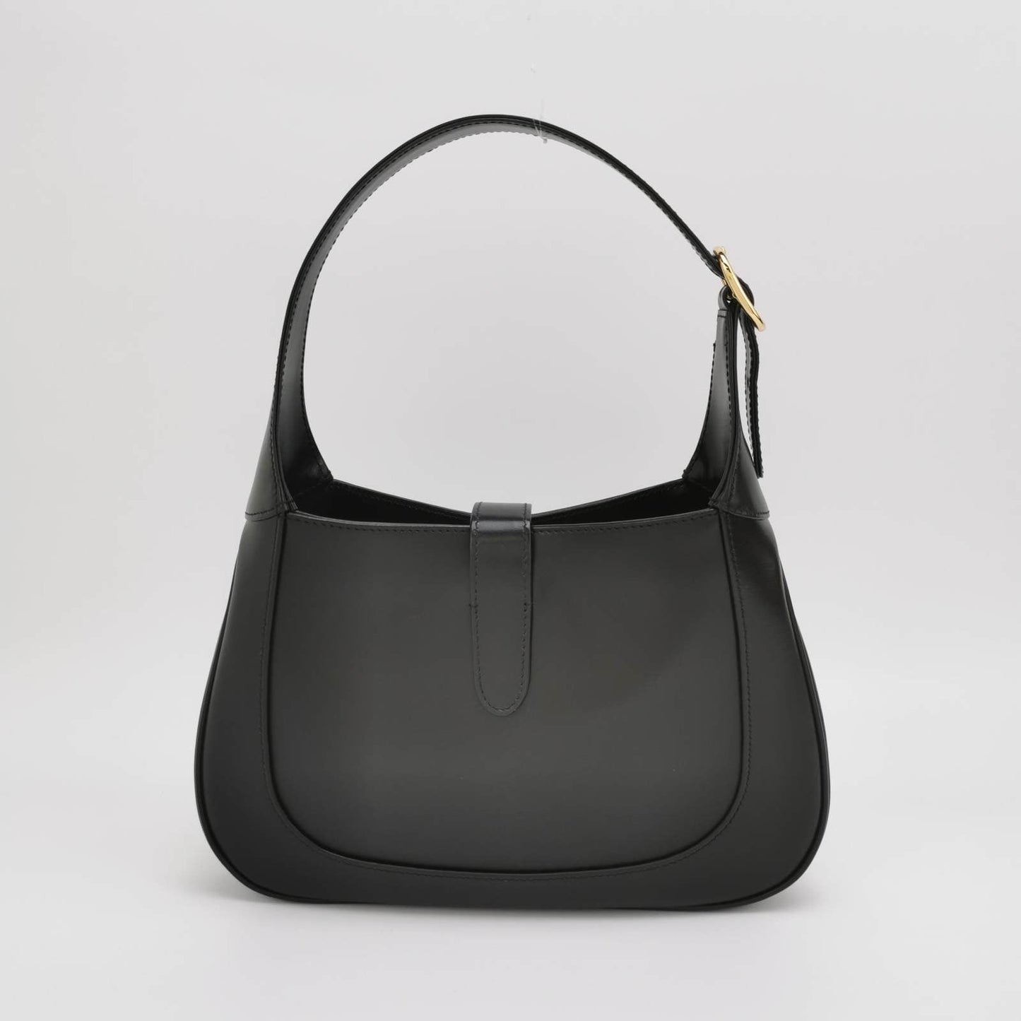 Gucci Jackie Bag With Adjustable Strap Leather Black Travel Bag