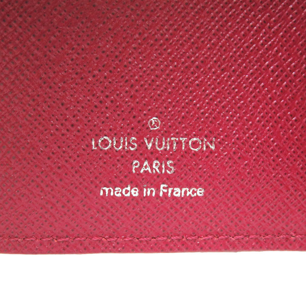 Louis Vuitton Tri-fold M62171 Epi Fuchsia Compact Leather Wallet Case