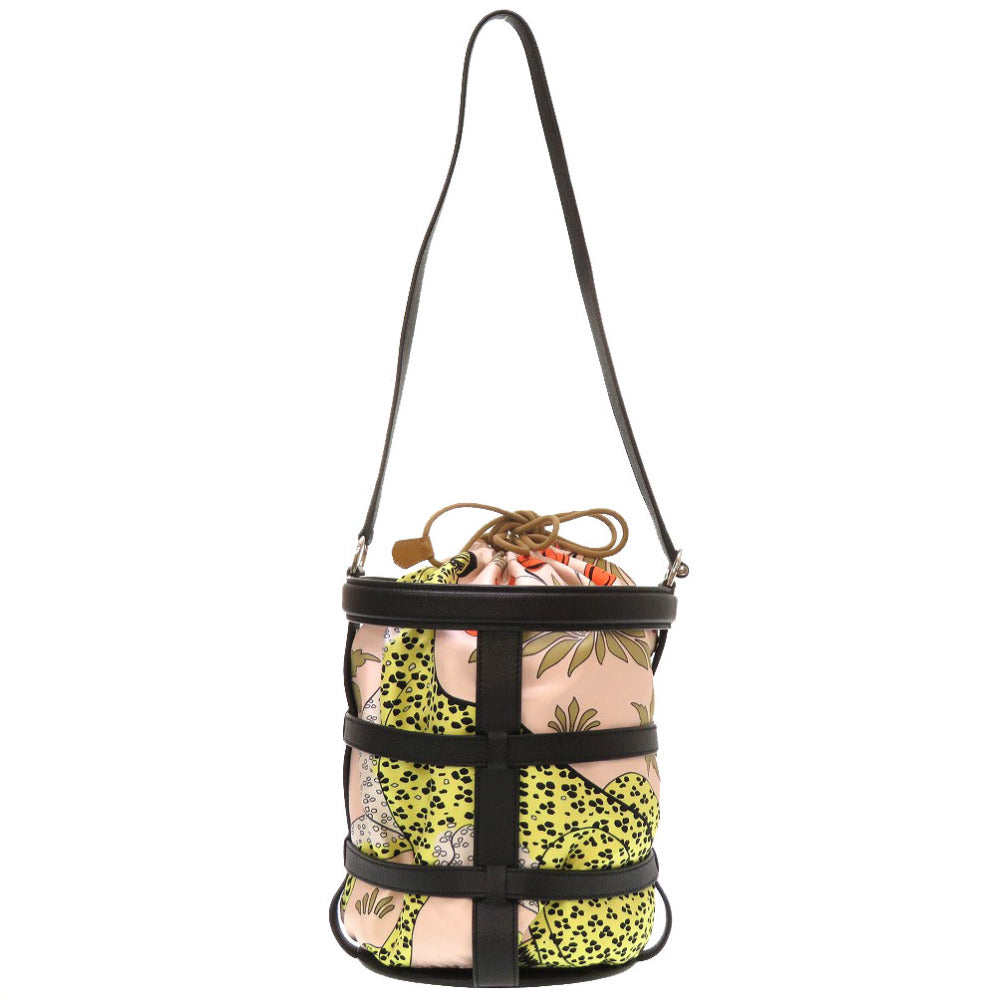 Hermes Shoulder Bag Epsom Muzaldine Women Black