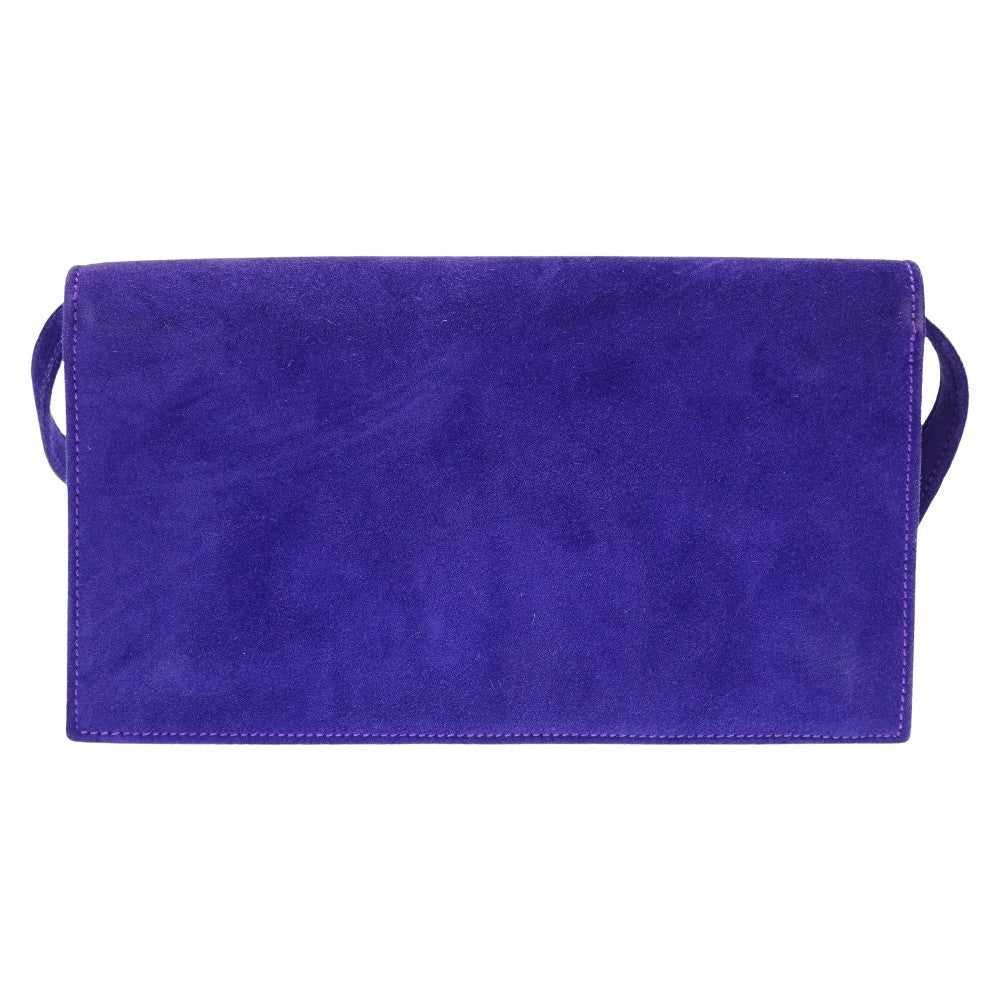 Hermes Shoulder Bag Doblis Shoulder Clutch Bag Purple