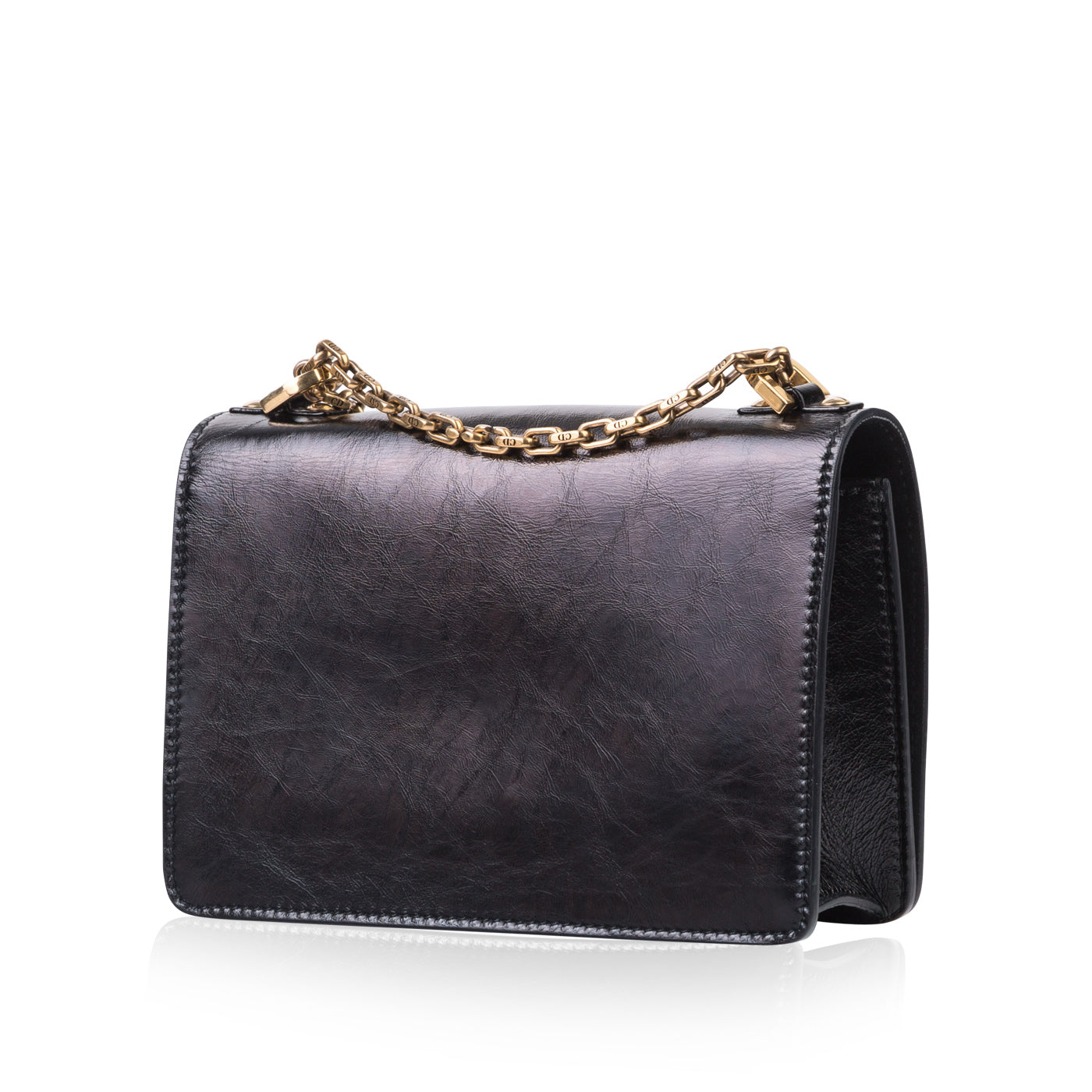 Dior Christian A Bag Flap Crossbody Bag Bag Crumpled Calfskin