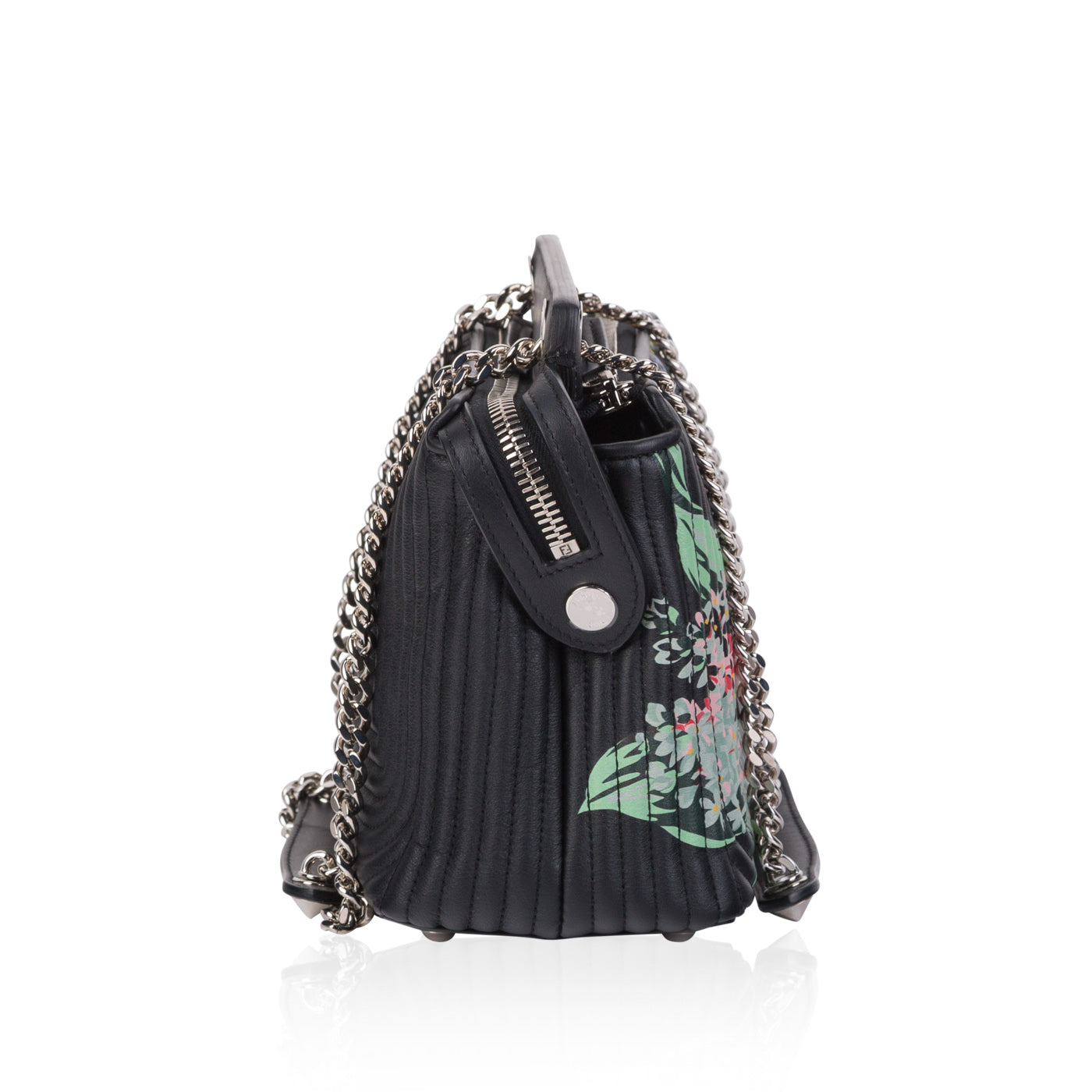 Fendi Dot Com Floral Bag Shoulder Bag