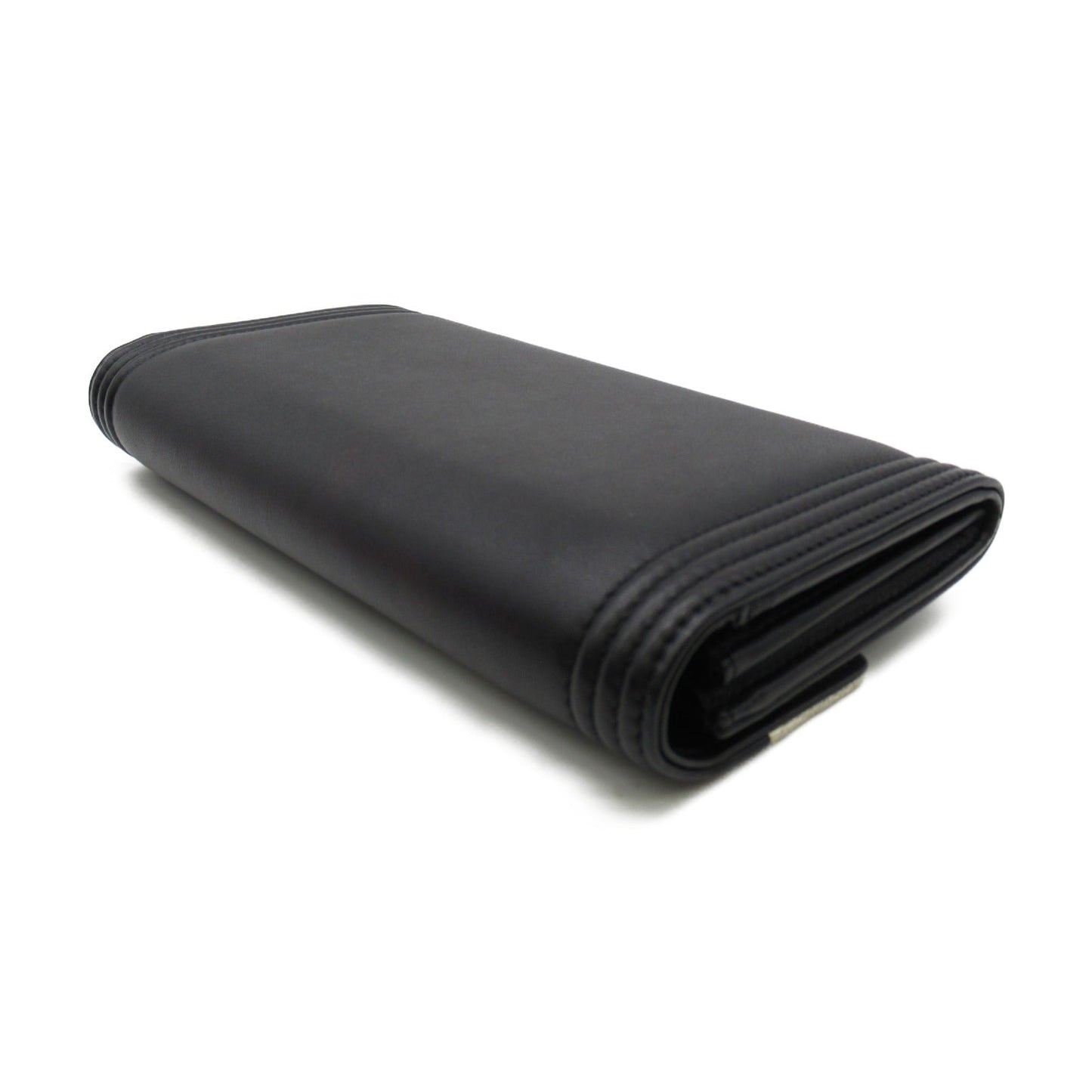 Chanel Double Fable Wallet Double Foldable Wallet Black Box