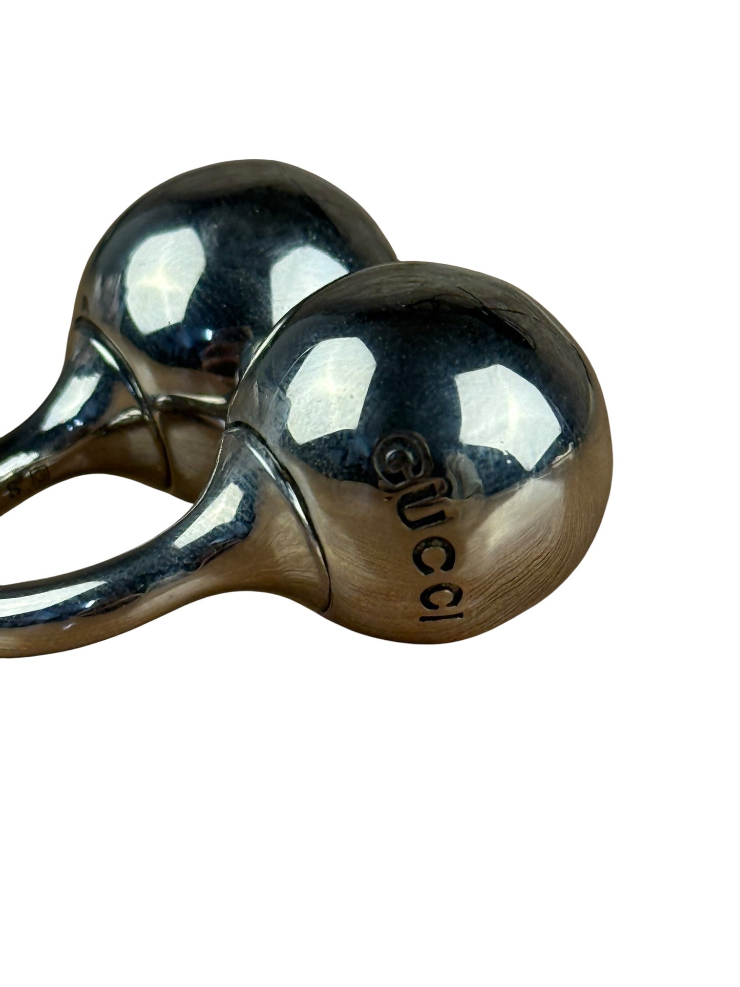 Gucci Silver Sphere Ring