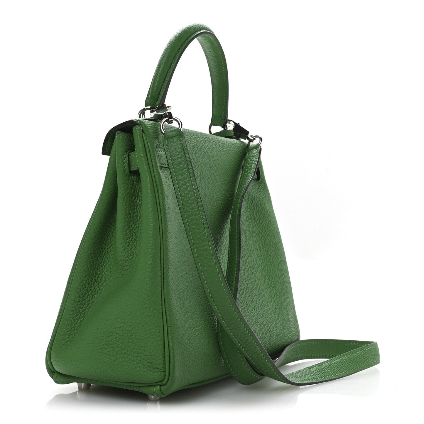 Hermes Togo Kelly Retourne Bambou Handbag Travel Bag