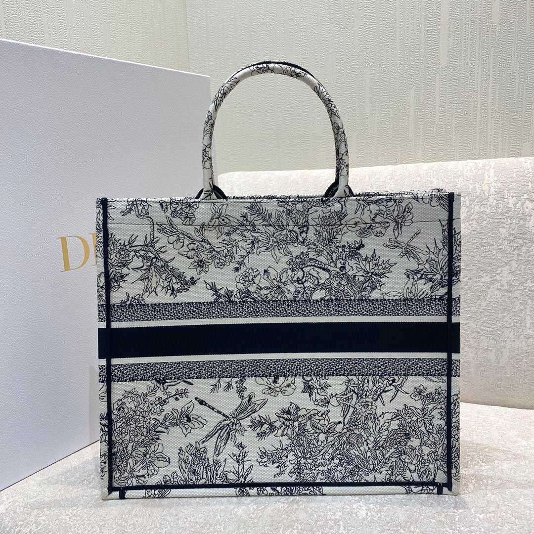 Metop Qualityum Book Toile De Blue Book Tote Shoulder Bag