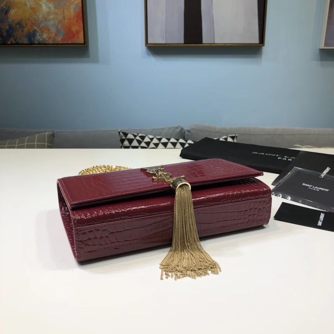 YSL Saint Laurent YSL Top Quality Kate Bag With Tassel Small Chain Travel Bag