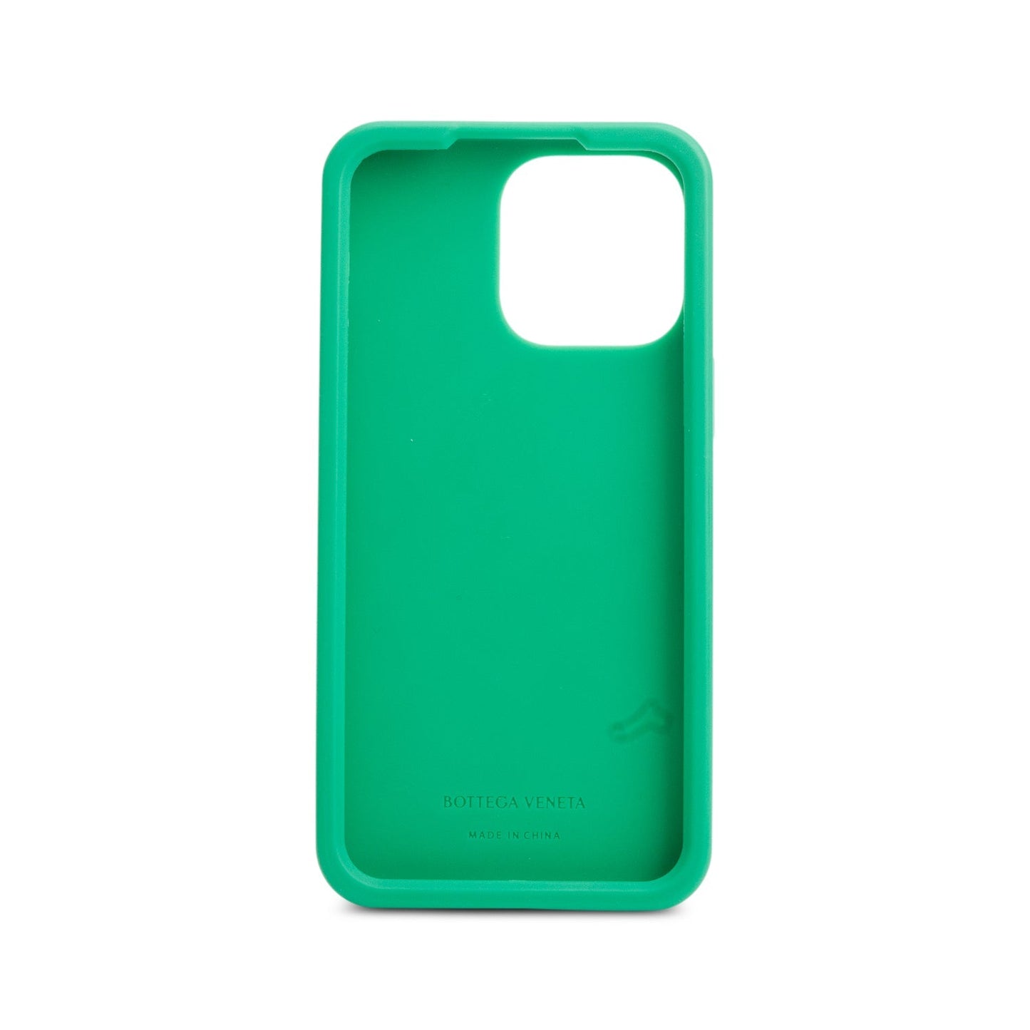 Bottega Veneta Intreccio Rubber Silicon Iphone Pro Max Case Green Travel Bag