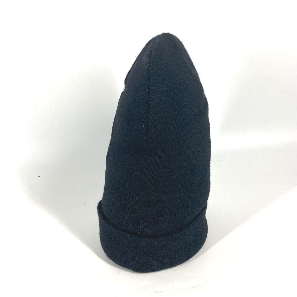 Gucci Knit beanie knit Wool Black Logo Apparel