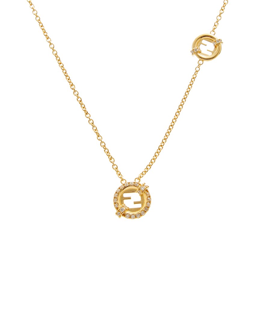 Fendi Jewelry Everround Necklace Yellow