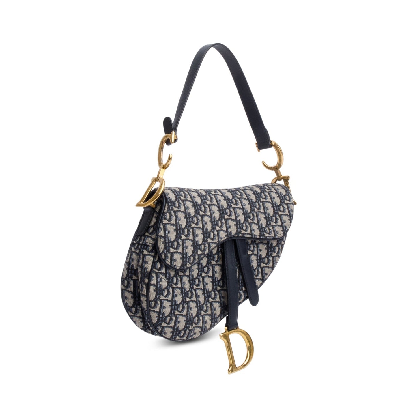 Dior Christian Oblique Saddle Bag Medium Travel Bag Saddle Bag