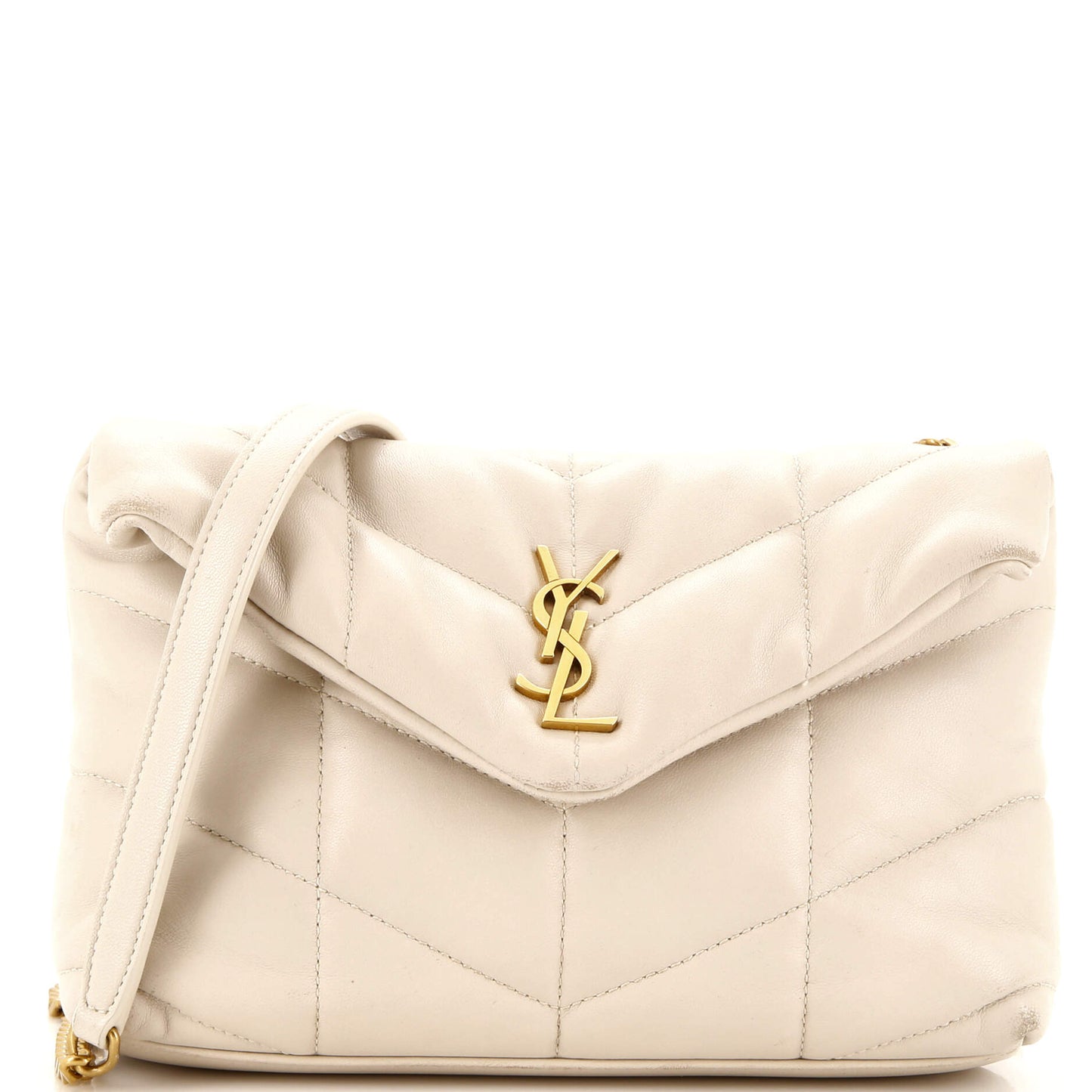 YSL Saint Laurent Saint Laurent Trending Loulou Puffer Shoulder Bag Leather Quilted