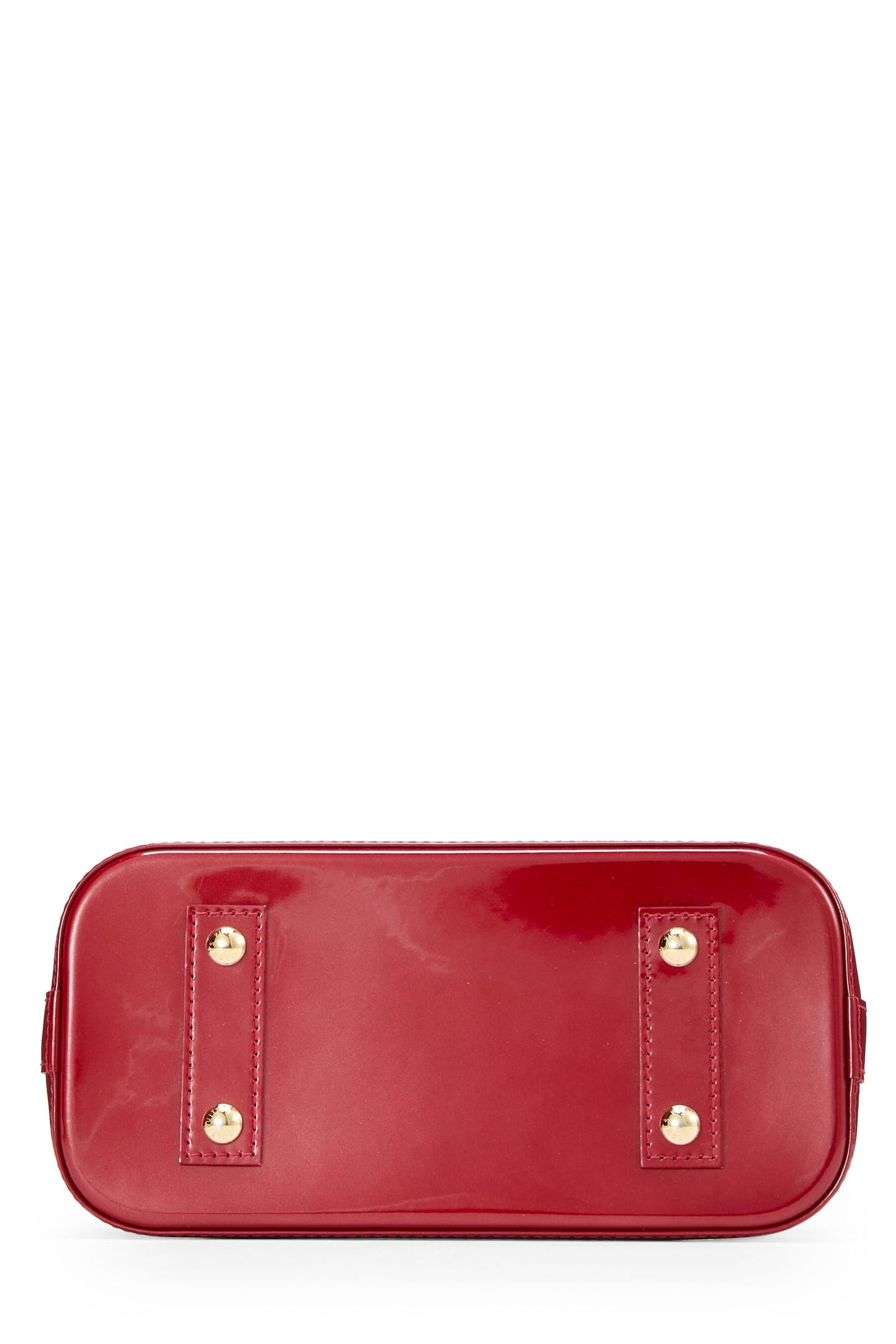 Louis Vuitton, Cerise Monogram Vernis Alma BB, Red