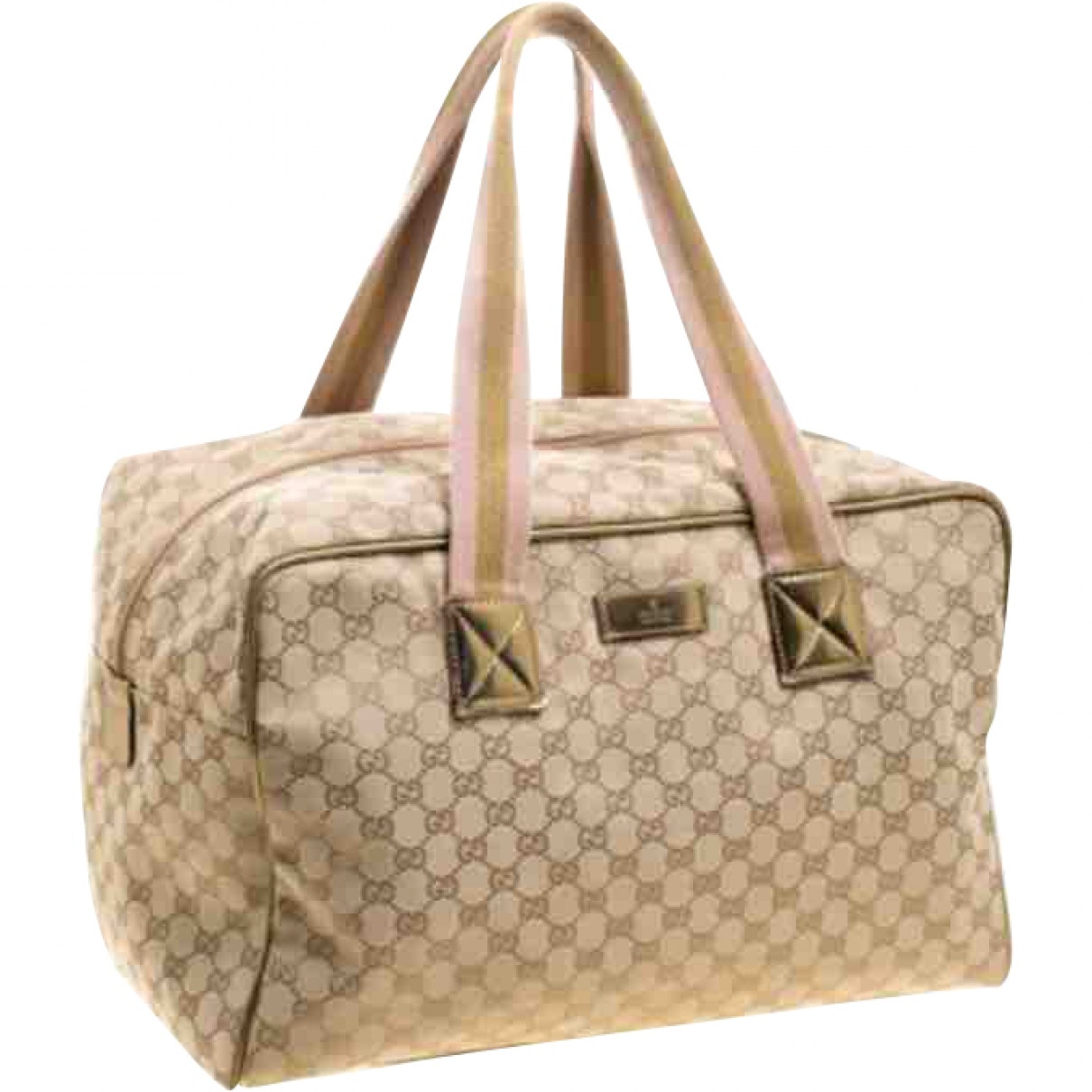 Gucci Beige Cloth Travel bag