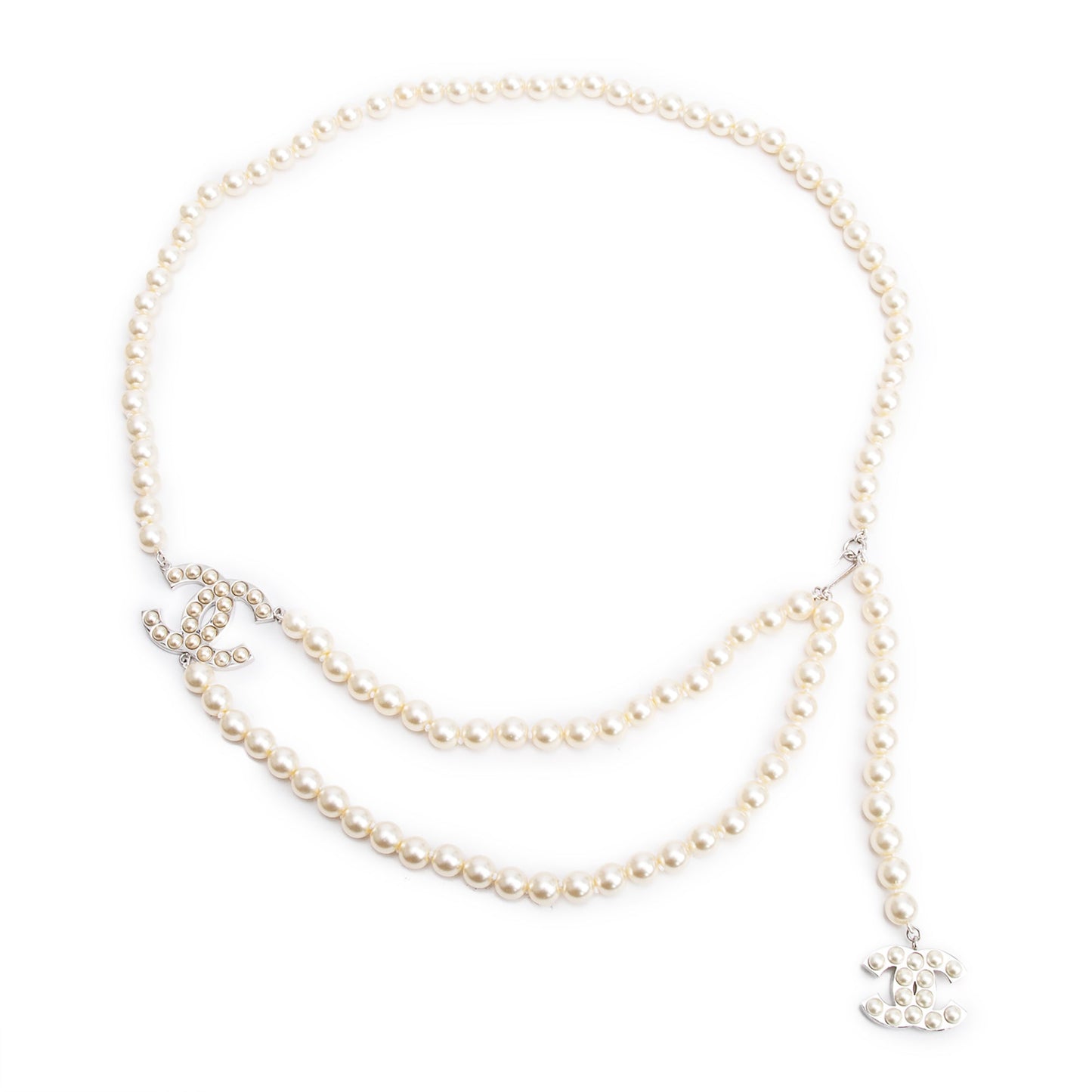 Chanel 's Faux Pearl Waist Belt