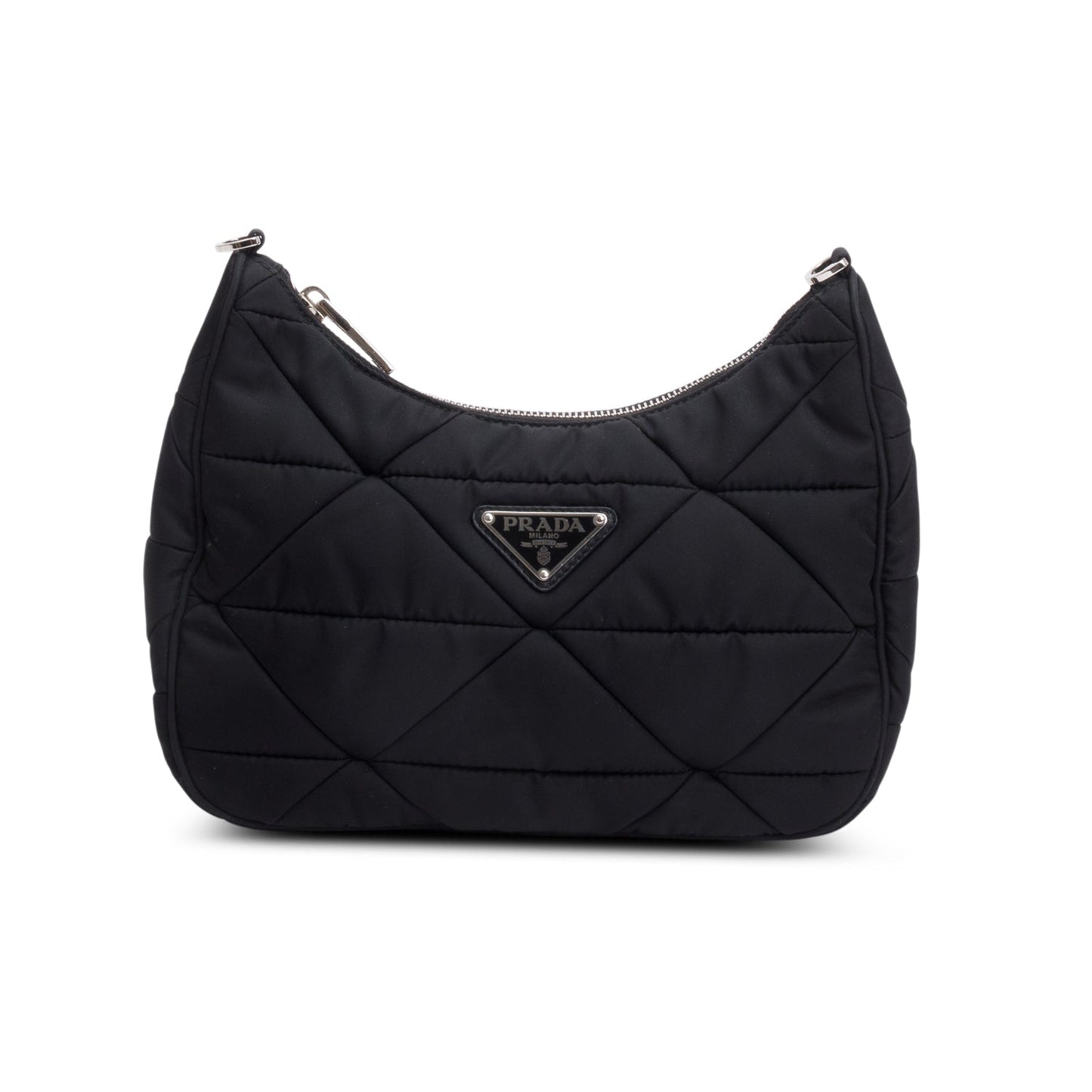 Prada Padded Re Shoulder Bag Nylon Black