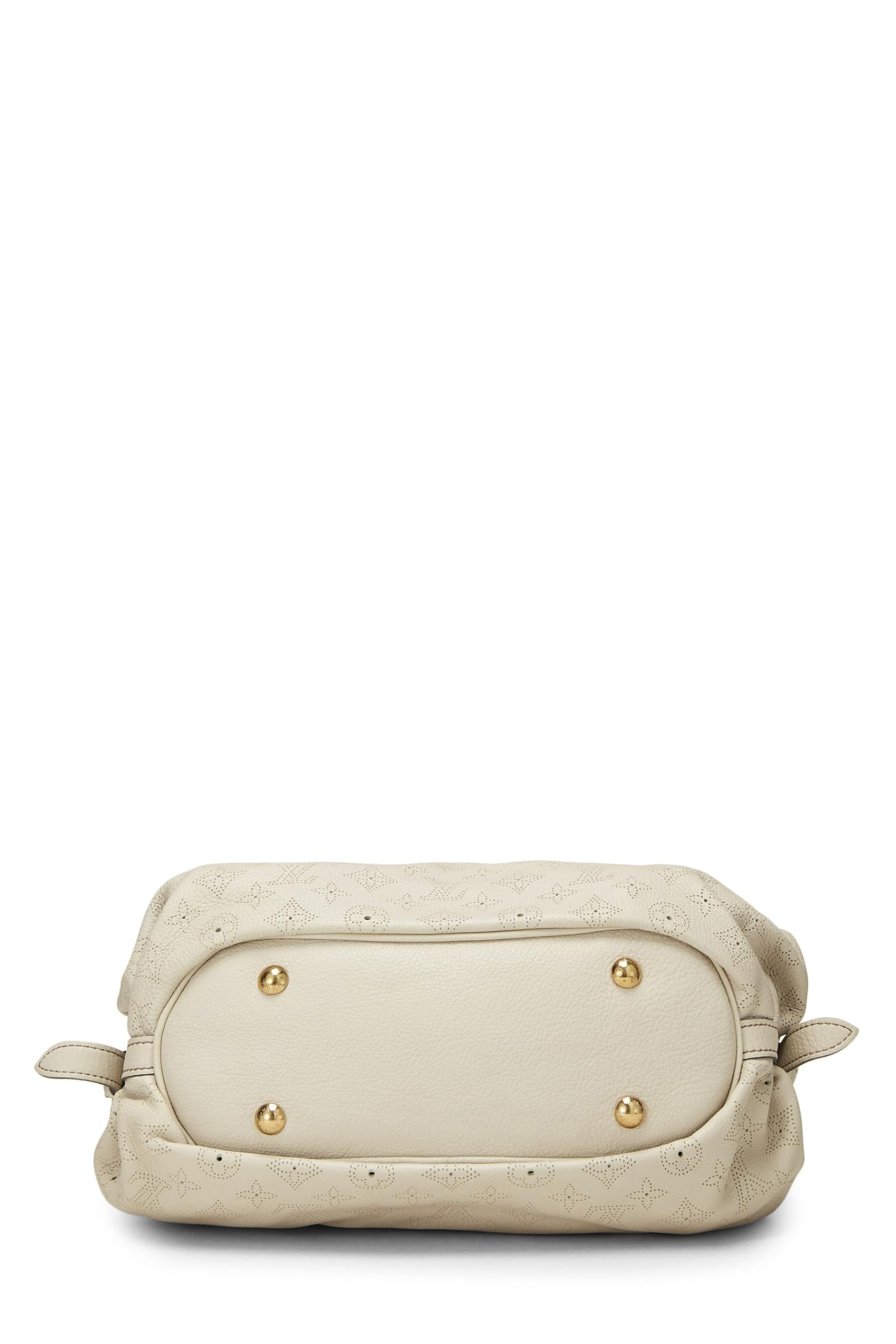 Louis Vuitton, White Monogram Mahina Leather XS, White